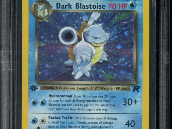 BGS 8.5 Dark Blastoise Holo 3/82 1st Edition - Team Rocket