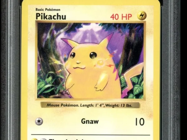 PSA 10 Yellow Cheeks Pikachu 58/102 - Shadowless Base Set - WOTC