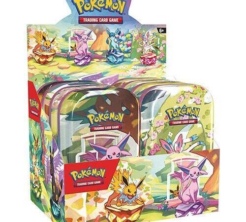 Prismatic Evolutions Mini Tin