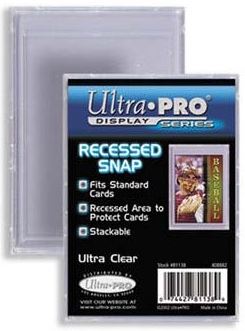 Ultrapro Recessed Snap Card Holder