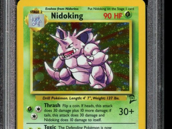 PSA 8 Nidoking 11/130 - Base Set 2