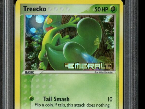 PSA 9 Treecko 70/106 Reverse Holo - Emerald