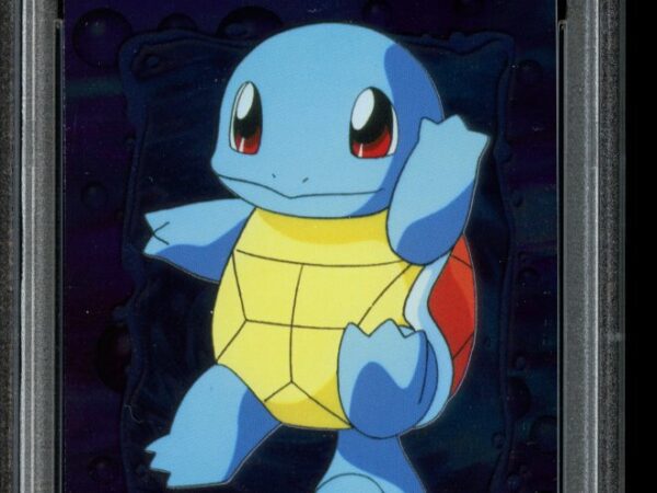 PSA 8 Squirtle E7 Foil - 1999 Topps