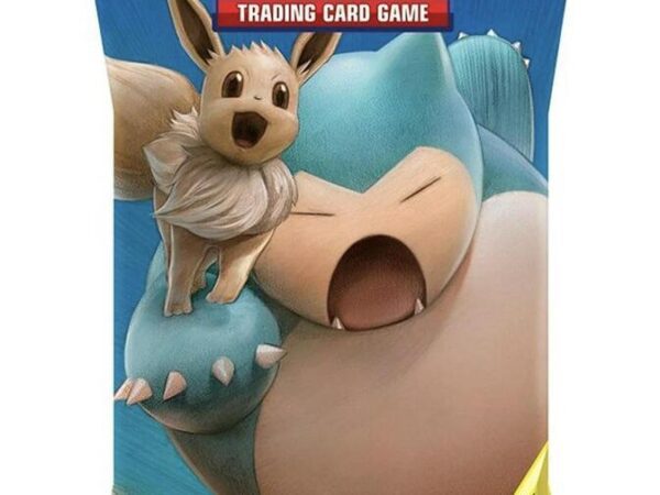 Team Up Sleeved Booster Pack - Eevee & Snorlax Art