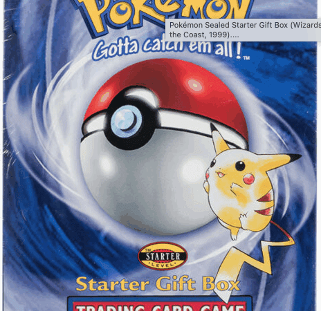 1999 Pokemon Sealed Starter Gift Box