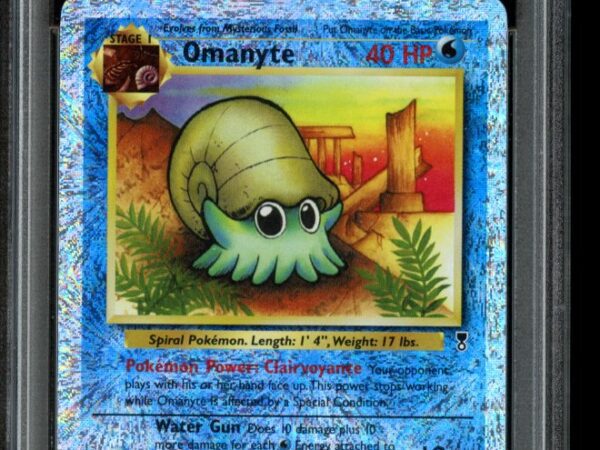 PSA 8 Omanytre 57/110 Reverse Holo - Legendary Collection