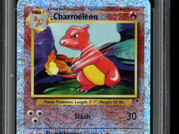PSA 8 Charmeleon 37/110 Reverse Holo - Legendary Collection