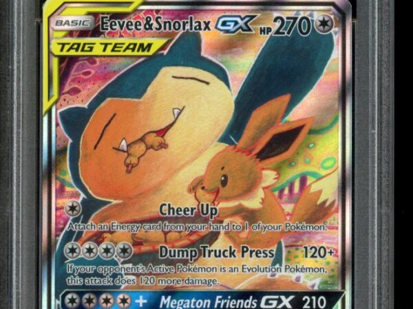 PSA 10 Snorlax & Eevee GX SM169 - PROMO