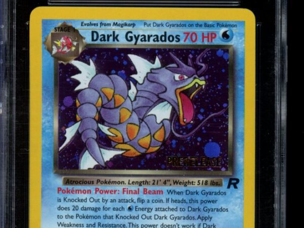 CGC 10 Gyarados 8/82 Prerelease Holo - Team Rocket