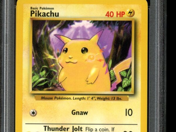PSA 9 Pikachu 58/102 Yellow Cheeks - Base Set