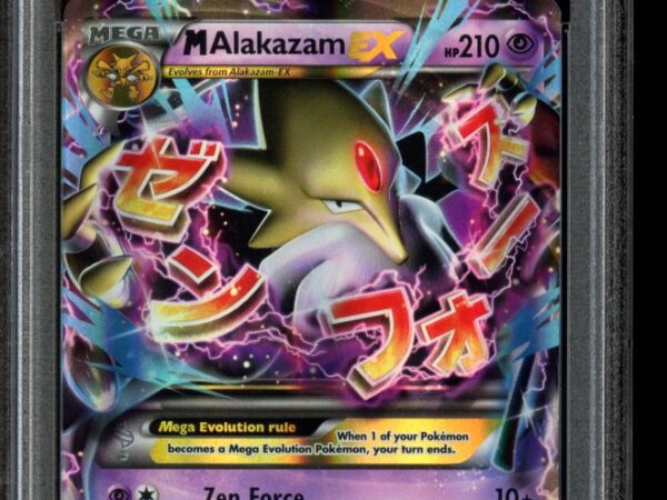 PSA 8 M Alakazam EX 26/124 - Fates Collide