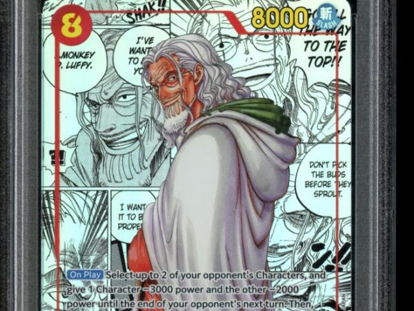 PSA 10 Silvers Rayleigh Manga OP08-118 - Two Legends