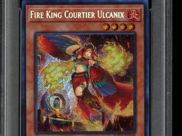 PSA 10 Fire King Courtier Ulcanix 1stEdition ROTA-EN098 - Rage of Abyss