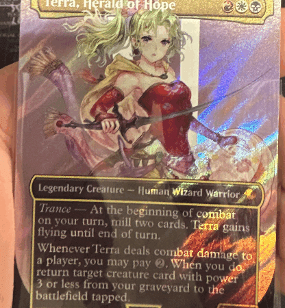 Terra, Herald of Hope (Borderless) (Surge Foil)